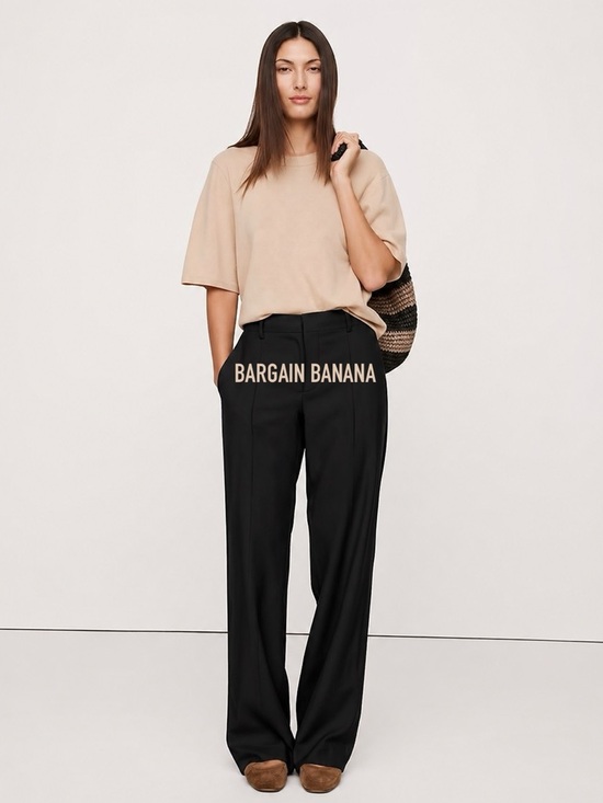 Banana Republic Pants - NWT! Banana Republic Mid-Rise Wide Leg Drapery Twill Trouser Pants 713493 🦒
